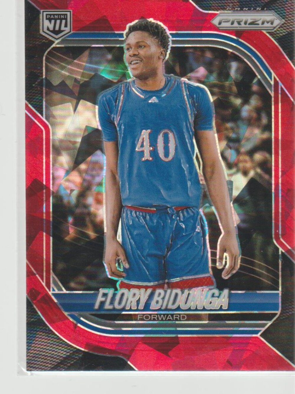 Flory Bidunga 2025-26 Panini Prizm Red Ice Prizm NIL Basketball #73